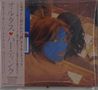 Japanischer Text und ein blau gefärbtes Gesicht auf einem verschwommenen Hintergrund., CD