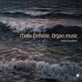 Text: "Maija Einfelde. Organ music", "Organist Ilze Reine". Dunkle Wellen im Meer in Abendstimmung. Unten rechts Logo "SKANI"., CD