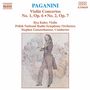 Niccolo Paganini (1782-1840): Violinkonzerte Nr.1 & 2, CD