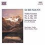 Robert Schumann (1810-1856): Sonaten für Violine & Klavier Nr.1 & 2, CD