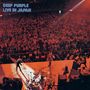 "Deep Purple Live in Japan" steht oben links. Eine Bühne, Musiker in Aktion, Blick auf ein großes, dichtes Publikum., CD
