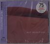 "75th Anniversary SADAO WATANABE," lila Band mit japanischem Text, "BUT BEAUTIFUL." Schlichte, abstrakte Kunst in Rot- und Lilatönen., CD