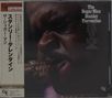 "The Sugar Man Stanley Turrentine" und japanische Schrift. Gesicht eines Mannes, der Saxophon leidenschaftlich spielt.