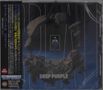 "DEEP PURPLE" in weißem Schriftzug, Mann in Anzug und Helm in surrealer Landschaft aus Felsen und blauem Hintergrund.
, CD
