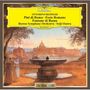 "Ottorino Respighi: Pini di Roma, Feste Romane, Fontane di Roma. Boston Symphony Orchestra, Seiji Ozawa." Vortrag vor römische Landschaft mit Brunnen und Figuren.
