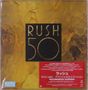 Rush: Rush 50 (Deluxe Edition) (SHM-CDs) (Box in Vinyl-Format), 4 CDs und 1 Buch