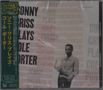"SONNY CRISS PLAYS COLE PORTER" steht in großen Buchstaben. Links vertikal japanische Schriftzeichen. Rechts ein Mann mit Saxophon., CD