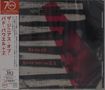 „The Genius of Bud Powell“ ist auf einer gestreiften, abstrakten Gestaltung zu lesen. Japanische Schriftzeichen sind links., CD