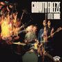 "GRAVITY FREEZE" und "LITTLE BARRIE". Mehrere Musiker wirken in Bewegung verwischt, eine Gitarre und ein Schlagzeug sind sichtbar., CD