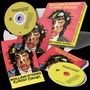 "ROLLING STONES FOREIGN TONGUES" auf CD und Cover. Illustrationsstil zeigt ein verzerrtes Gesicht mit intensiven Farben., 2 CDs