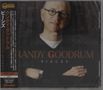 "Randy Goodrum - Pieces" in großen Buchstaben. Ein Mann mit Brille und verschränkten Armen im Hintergrund. Japanischer Text links., CD