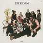 "JEROBOAM" steht oben. Eine Gruppe von Menschen in entspannter Pose, lächelnd und freundlich., CD