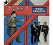 "Fischer-Z, Word Paradise, United Artists & Liberty Records Recordings." Stilisiert mit rotem Linienmuster, Bandfoto., 3 CDs