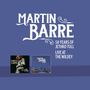 Text: "MARTIN BARRE. 50 Years of Jethro Tull. Live at The Wildey." Zwei Albumcover darunter., 4 CDs