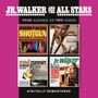 "Jr. Walker and the All Stars. Four albums on two discs. Digitally remastered." Vier Alben-Cover mit Saxophonist., 2 CDs