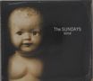 Text: The SUNDAYS blind. 
Ein sepiafarbenes Bild eines antiken Puppenkopfes mit fixierendem Blick., CD