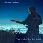 "Bernie Leadon" und "Too Late To Be Cool" in blauen Buchstaben. Silhouette eines Gitarristen vor beleuchteter Stadt., CD