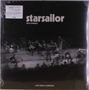 Text: "starsailor with strings", "LIVE FROM LIVERPOOL". Eine Band spielt mit einem Orchester auf einer Bühne., LP