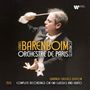 "Daniel Barenboim conducts Orchestre de Paris. Warner Classics Edition. Mann dirigiert mit einem Taktstock.", 15 CDs