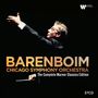 „BARENBOIM CHICAGO SYMPHONY ORCHESTRA The Complete Warner Classics Edition“, Mann dirigiert. Warner Classics Logo., 37 CDs
