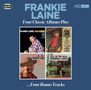 "FRANKIE LAINE, Four Classic Albums Plus...Four Bonus Tracks." Vier Albumcover mit Cowboy-Themen und Naturmotiven., 2 CDs