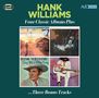 HANK WILLIAMS Four Classic Albums Plus …Three Bonus Tracks. Bild von 4 Albumcovern in einem quadratischen Rahmen., 2 CDs