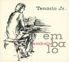 „Tenório Jr. embalo“. Skizzenhafte Illustration eines sitzenden Pianisten., CD