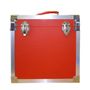 : Steepletone 12" LP Record Storage Carry Case (Red), ZUB