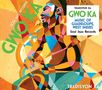 Text: "SOUL JAZZ RECORDS", "GWO KA", "MUSIC OF GUADELOUPE, WEST INDIES", "TRADISYON KA". Bunte abstrakte Illustration eines Trommlers., 2 LPs