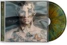 „Comune Immortale“ und „Achille Lauro“ steht auf dem Cover. Gesicht mit Schmetterlingen und ein Auge auf der CD., CD