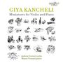 Giya Kancheli: Miniaturen Nr.1-18 für Violine & Klavier, CD