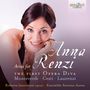 Text: "Anna Renzi, Arias for the first Opera Diva, Monteverdi, Cesti, Laurenzi, Roberta Invernizzi Soprano, Ensemble Sezione Aurea." Eine Frau lächelt., CD