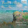 Ravel & Fauré, String Quartets, Introduction & Allegro. Ein impressionistisches Gemälde zeigt Meer und Klippe.