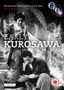 "Early Kurosawa", Zitat von Steven Spielberg, BFI-Logo. Schwarz-weiß Szene: Mann kniet, Frau mit Kimono und Schirm., 4 DVDs