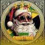 "ERM All Stars, A Reggae Christmas". Illustration: Weihnachtsmann mit Sonnenbrille, Rasta-Stil, gelb-grüner Hintergrund., CD