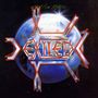 Text: "Exiled" in stilisiertem Schriftzug. "Mitchell/Coe Mysteries" darüber. Hintergrund: Erde im All, futuristisches Design., LP
