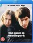 Oben: "AL PACINO KITTY WINN", unten: "the panic in needle park". Zwei Personen schauen nachdenklich.