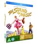 "50th ANNIVERSARY 2-DISC EDITION", "THE SOUND OF MUSIC". Illustration zeigt fröhliche Menschen vor einer Bergkulisse., 2 Blu-ray Discs