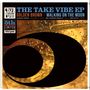"The Take Vibe EP", Titel "Golden Brown/Walking on the Moon", Jazzroom Logo, 5th Anniversary Limited Edition, 45rpm. Hintergrund mit goldenen Blasenmuster., Single 7"