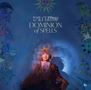 Text: "EMILY PORTMAN DOMINION of SPELLS". Illustration: Eine Person im Mittelpunkt umgeben von fantasievollen Zeichnungen., CD