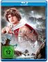 "Kampf der Titanen", Blu-ray-Logo, FSK 12. Illustration: Krieger mit Schwert, Blitze, Pegasus, mythologische Kreaturen.