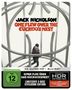 "Jack Nicholson. One Flew Over the Cuckoo's Nest. FSK 12. Limitierte 2-Disc Steelbook Edition." Ein Mann im Käfig., 1 Ultra HD Blu-ray und 1 Blu-ray Disc