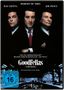 Texte: "RAY LIOTTA", "ROBERT DE NIRO", "JOE PESCI", "GoodFellas". Drei Männer in Anzügen und ein blauer Farbton.