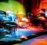 Text: "other:m:other material". Eine farbenfrohe Live-Performance mit Trommel, Keyboards und elektronischen Geräten., CD