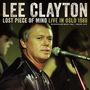 Text: "Lee Clayton, Lost Piece of Mind Live in Oslo 1988, Rockefeller Music Hall · Cruise Cafe." Mann am Mikrofon., CD