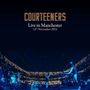 "COURTEENERS Live in Manchester 15th November 2024." Bühne mit Musikern, viele Lichter im Hintergrund., 2 LPs