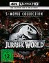: Jurassic World - 5-Movie Collection (Ultra HD Blu-ray & Blu-ray), UHD,UHD,UHD,UHD,UHD,BR,BR,BR,BR,BR