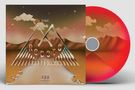 "ONE" und "ROBOTS" auf Albumcover, Bergsilhouette, Wüstenlandschaft. Rote CD rechts., LP