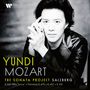 "Yundi Mozart. The Sonata Project Salzburg. K.331 'Alla Turca' • Fantasia K.475 • K.457 • K.310." Eine Person in Schwarz-Weiß., CD