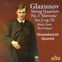 Alexander Glasunow (1865-1936): Streichquartette Nr.3 & 5, CD